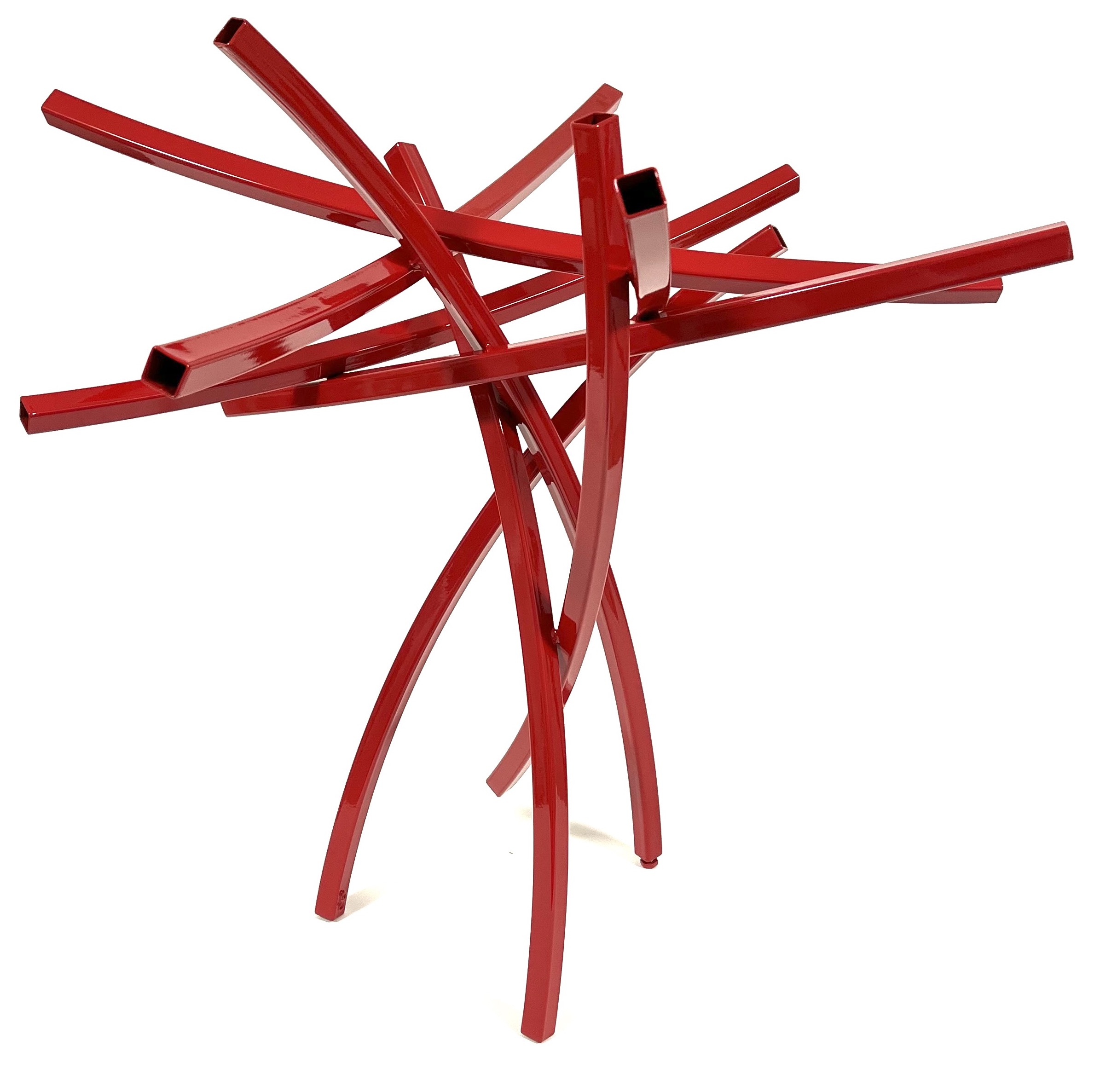 Shannon Hansen, “Commotion 8 – Red”, Metal sculpture