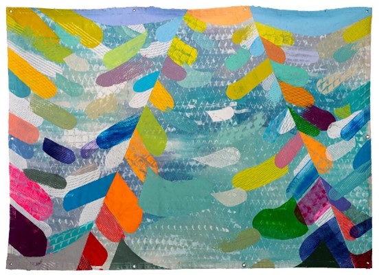 Kevin Kelly, “Dadblasted”, acrylic on canvas