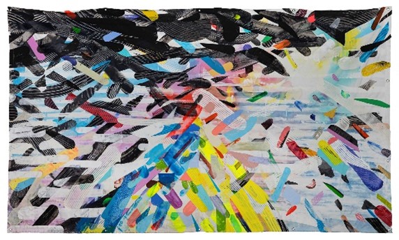 Kevin Kelly, “Fair to Midland”, acrylic on canvas