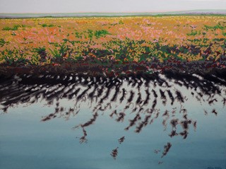 William Tinker, “Field’s Edge 6”, oil on canvas