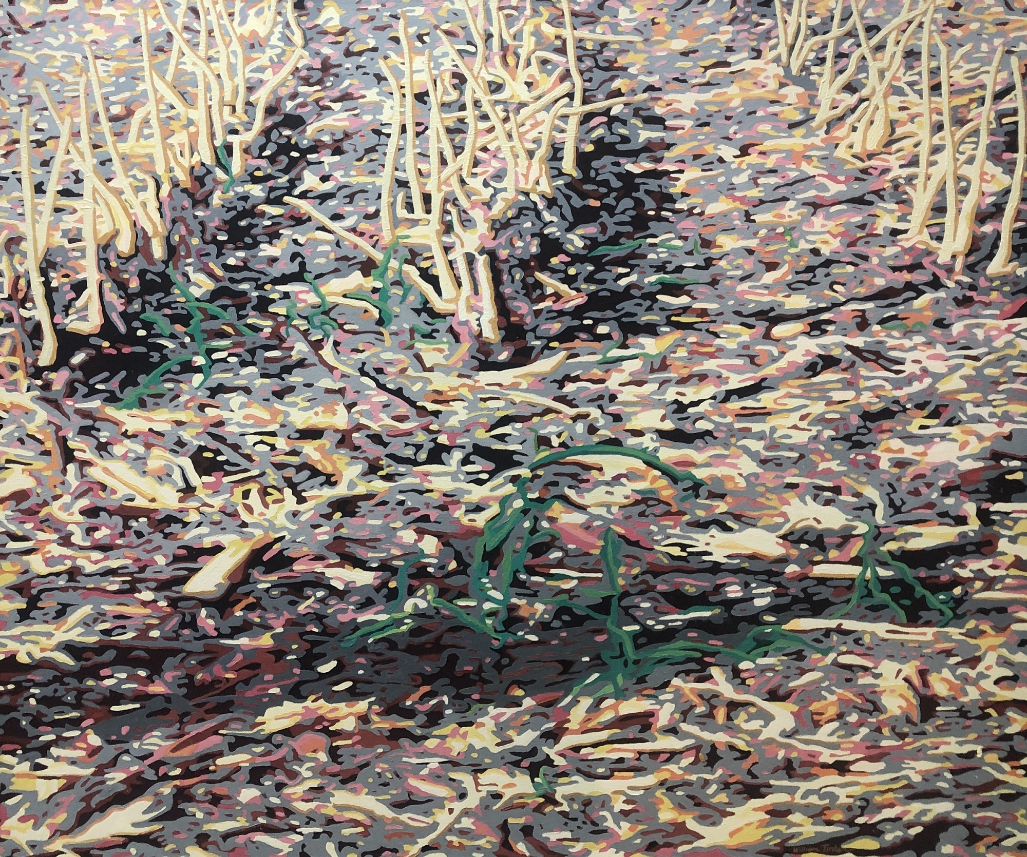 William Tinker, “Fresh Cut Ethanol 7”, oil on canvas