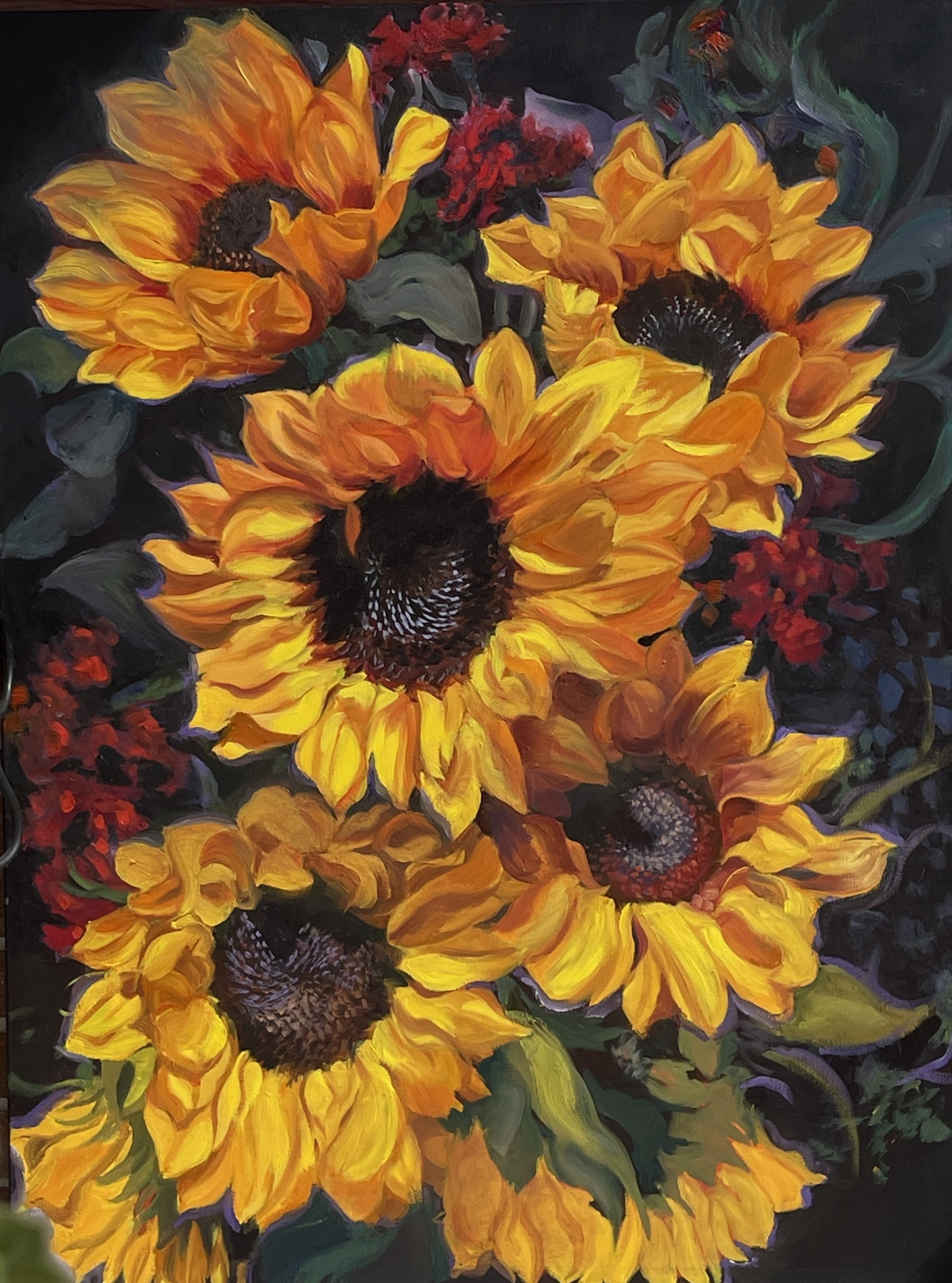 Mary Binford Miller, “Sun Beauties”, oil on canvas