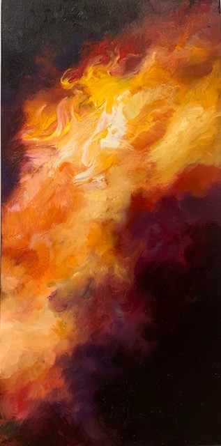 Mary Binford Miller, “Skyfire I 12”, oil on canvas
