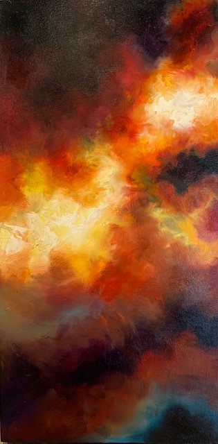 Mary Binford Miller, “Skyfire II 12”, oil on canvas