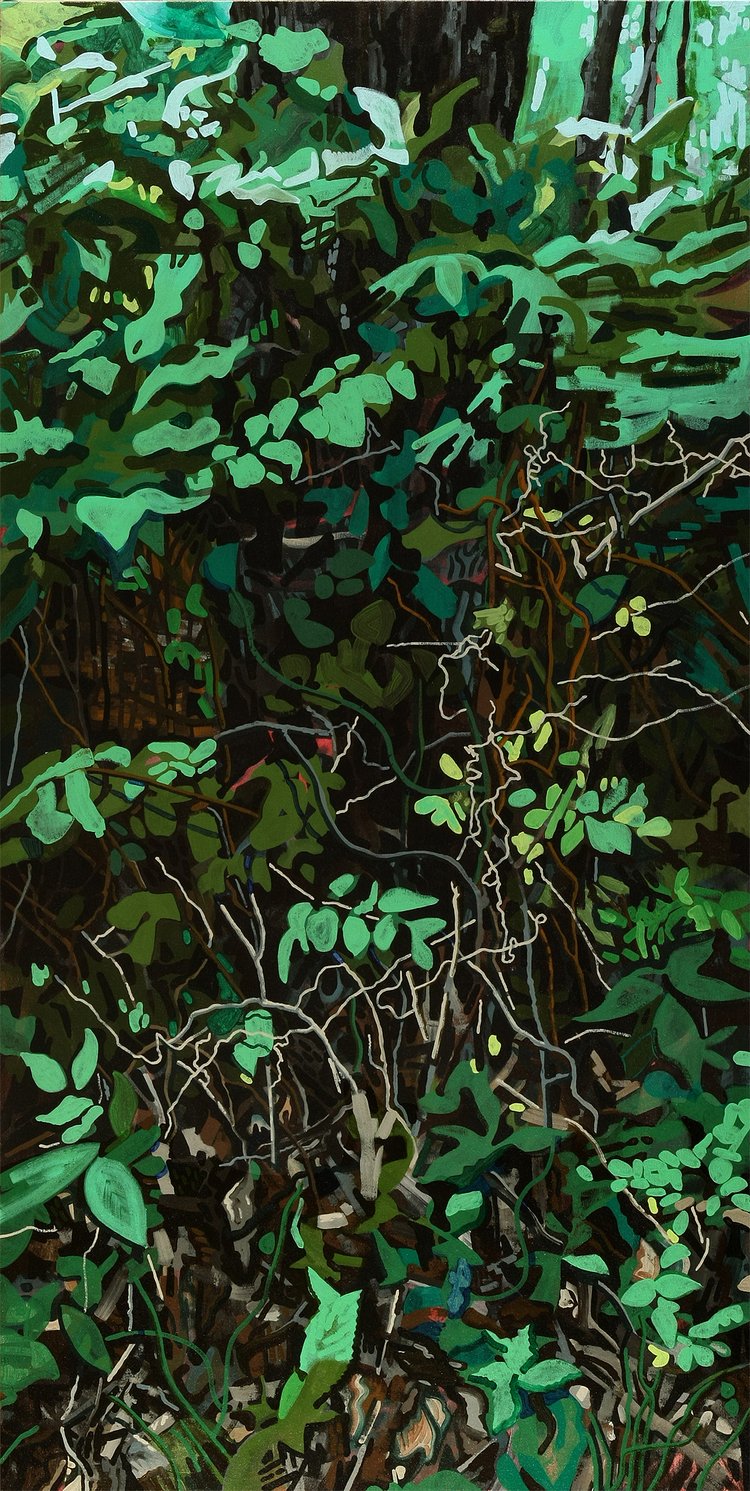 Jason Needham, “Tanglewood”, Acrylic on canvas